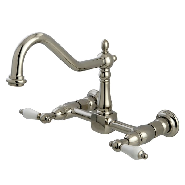 Heritage KS1246PL 2-Handle 8-Inch Wall Mount Kitchen Faucet KS1246PL - main